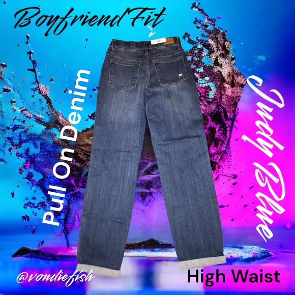 Judy Blue 1/25 Pull On Boyfriend Fit - Picture 2 of 7